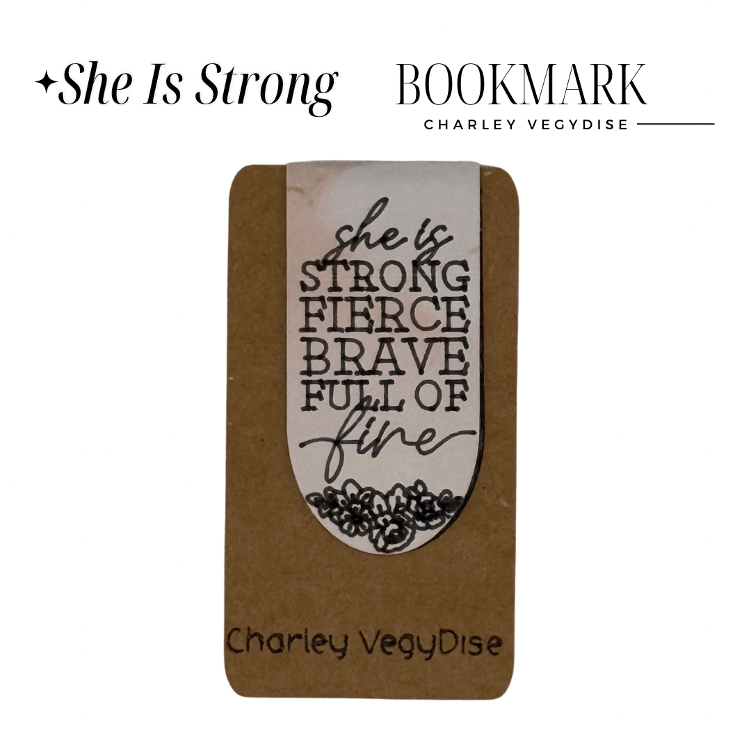 She Is Strong Magnetic Bookmark