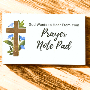 “God, I Need You To…” – Prayer Notepad, Faith Growth Tool
