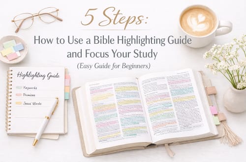 5 Steps: How To Use A Bible Highlighting Guide And Focus Your Study (Easy Guide For Beginners) 6 O1Fbg3Gnvai