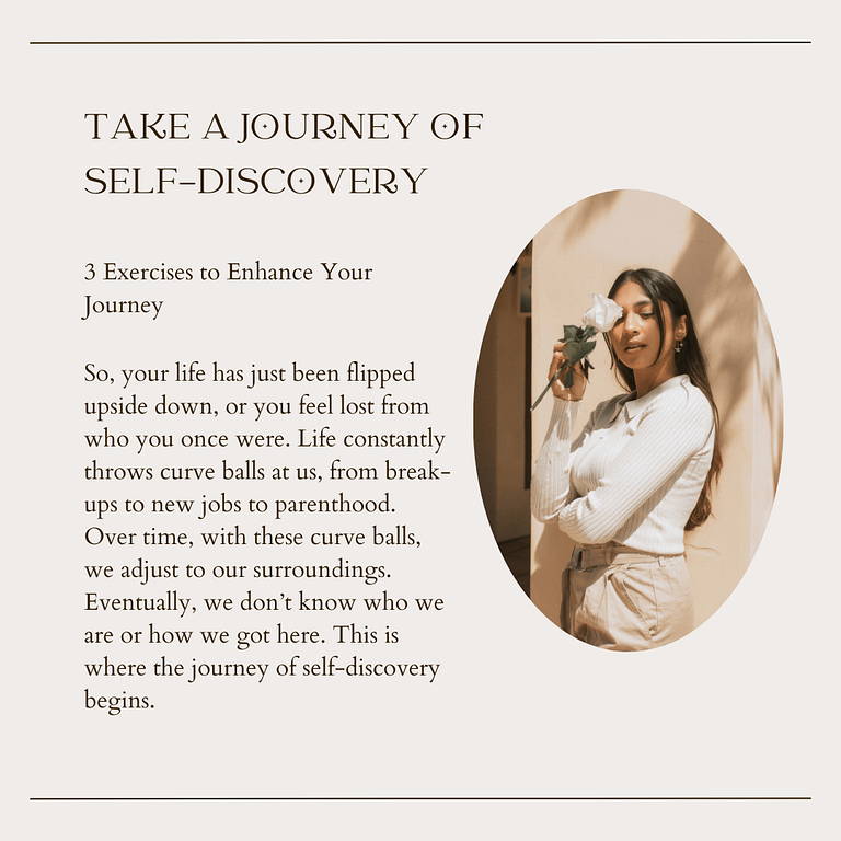 View of Take a Journey of Self-discovery: 3 Exercises to Enhance Your Journey ...